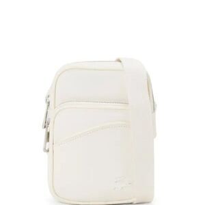 LACOSTE Angy Faux-Leather Shoulder crossbody Bag men’s EUC